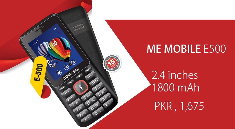 Me mobile E500 2 - PakMobiZone - Buy Mobile Phones, Tablets, Accessories