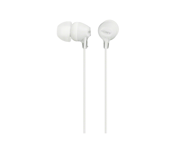 Sony MDR-EX15AP Wired In-ear Headphones with Microphone (White ...