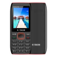 E Tachi E550i Lite 4 Sim Phone Without Camera (Black)