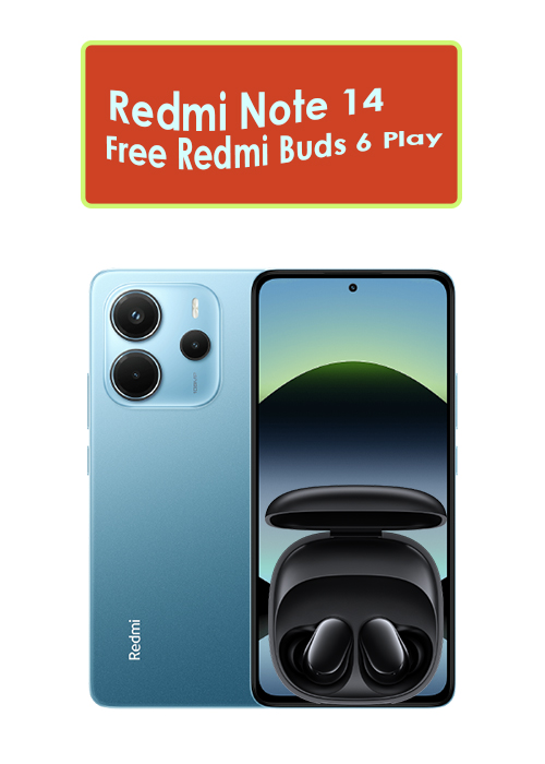 Xiaomi Redmi Note 14 4G (Ocean Blue 128GB + 8GB)